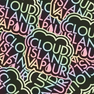 Holographic Sticker – CLOUD ISLAND VAPOUR