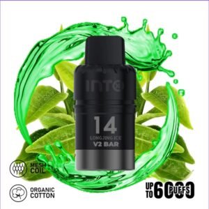 INTO V2 POD longJing Green Ice tea (POD ONLY NO MORE BATTERY)